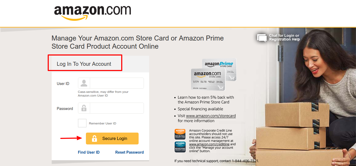 Amazon Credit Card Account Login