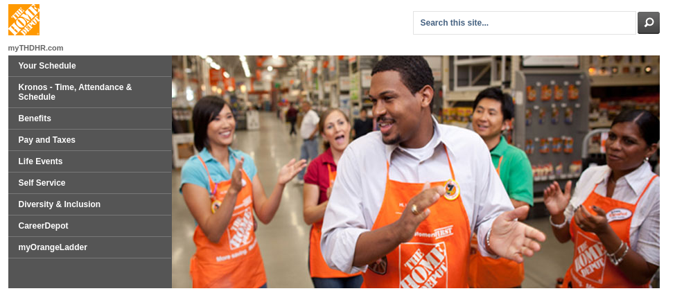 The Home Depot My Schedule Logo