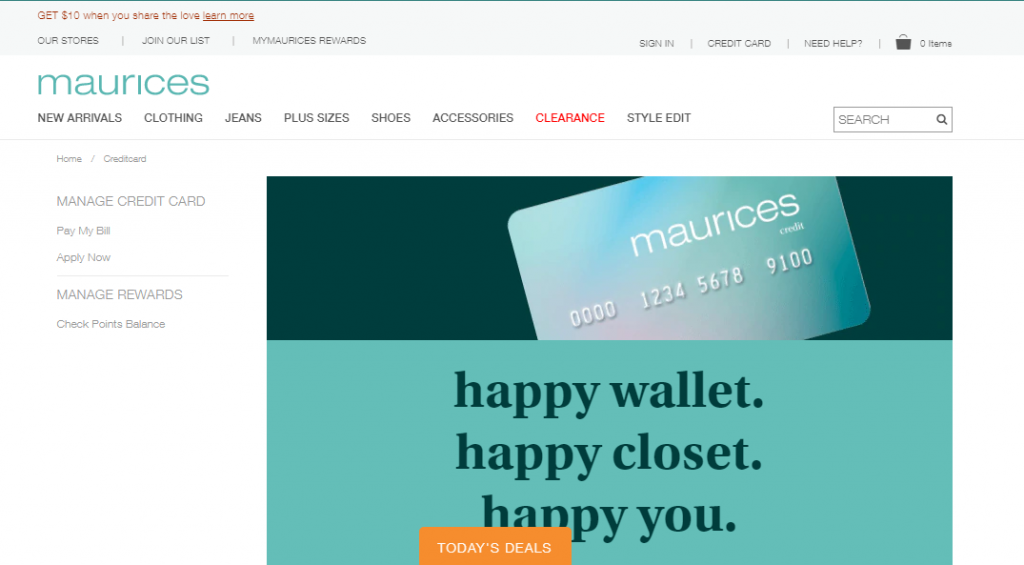 maurices credit card logo