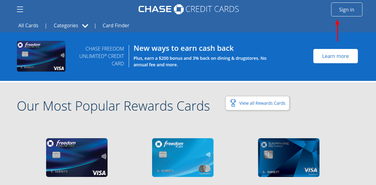 Chase Sapphire Preferred Card Login